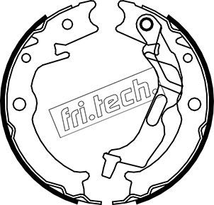 FRI.TECH. Bremžu loku kompl., Stāvbremze 1027.007