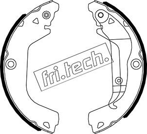 FRI.TECH. Bremžu loku komplekts 1027.009