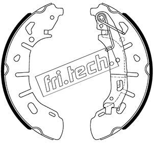 FRI.TECH. Bremžu loku komplekts 1034.124