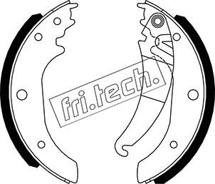 FRI.TECH. Bremžu loku komplekts 1034.126