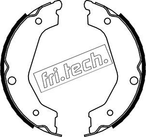 FRI.TECH. Bremžu loku kompl., Stāvbremze 1049.162