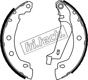 FRI.TECH. Комплект тормозных колодок 1088.225Y