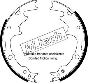 FRI.TECH. Комплект тормозных колодок 1088.232