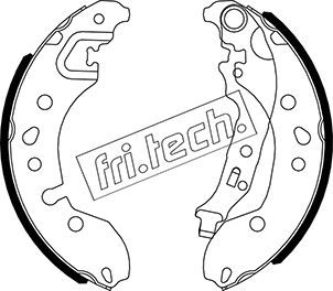 FRI.TECH. Комплект тормозных колодок 1088.245