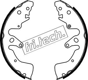 FRI.TECH. Комплект тормозных колодок 1111.251