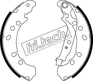 FRI.TECH. Комплект тормозных колодок 1115.326