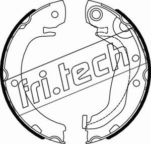 FRI.TECH. Bremžu loku kompl., Stāvbremze 1115.338