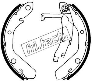 FRI.TECH. Комплект тормозных колодок 1124.269