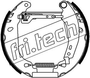 FRI.TECH. Комплект тормозных колодок 16058