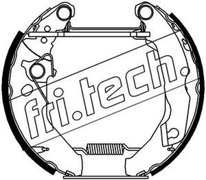 FRI.TECH. Bremžu loku komplekts 16122