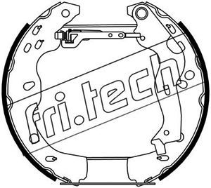 FRI.TECH. Комплект тормозных колодок 16301