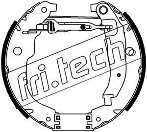 FRI.TECH. Комплект тормозных колодок 16316