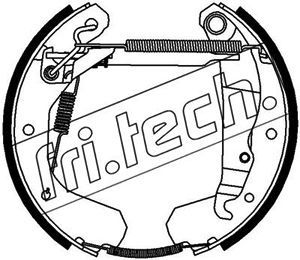 FRI.TECH. Комплект тормозных колодок 16413