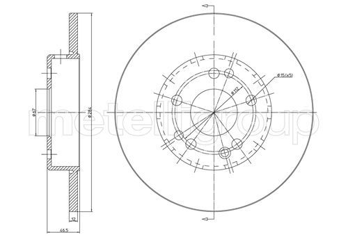 FRI.TECH. Bremžu diski BD0010