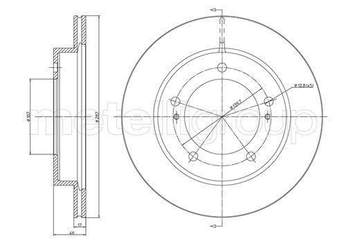 FRI.TECH. Тормозной диск BD0393