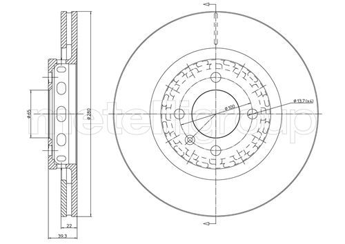 FRI.TECH. Тормозной диск BD0442