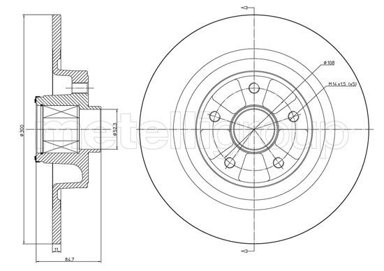 FRI.TECH. Тормозной диск BD1142