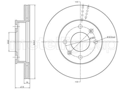 FRI.TECH. Тормозной диск BD1266