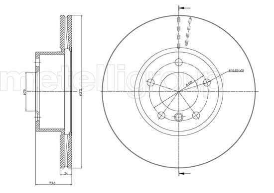 FRI.TECH. Тормозной диск BD1276