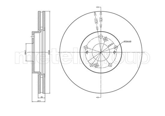 FRI.TECH. Тормозной диск BD1279