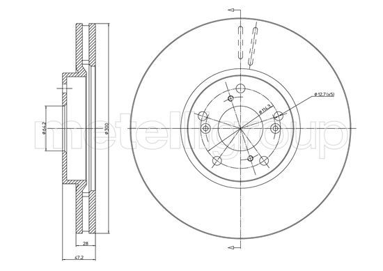 FRI.TECH. Тормозной диск BD1309