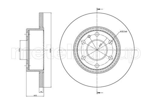 FRI.TECH. Тормозной диск BD1405