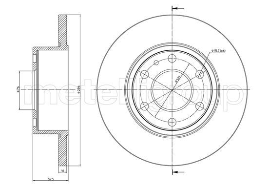 FRI.TECH. Тормозной диск BD1406