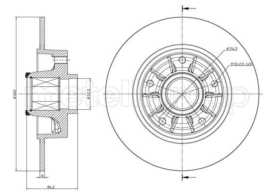 FRI.TECH. Тормозной диск BD1431