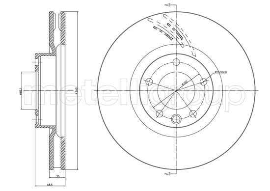 FRI.TECH. Тормозной диск BD1448