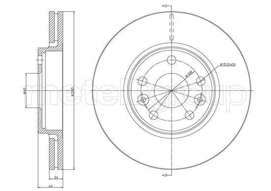 FRI.TECH. Тормозной диск BD1460