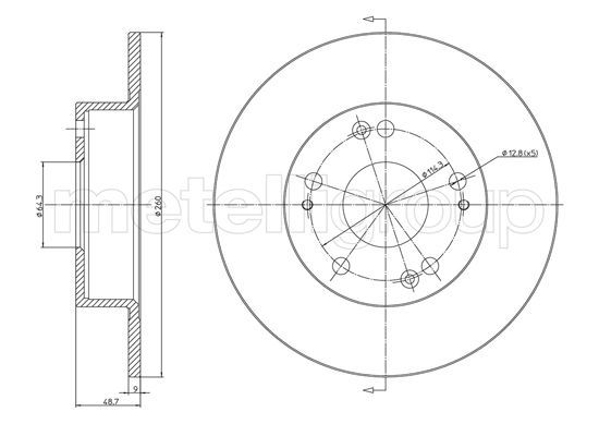 FRI.TECH. Тормозной диск BD1469