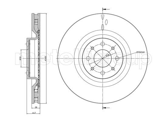 FRI.TECH. Тормозной диск BD1541