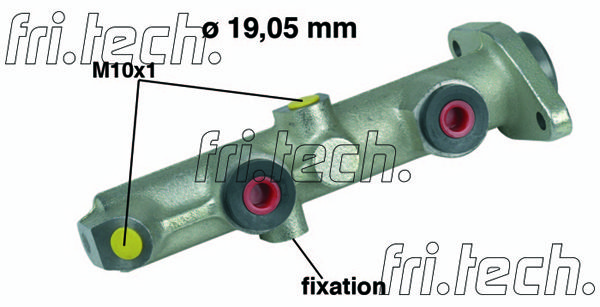 FRI.TECH. Galvenais bremžu cilindrs PF081