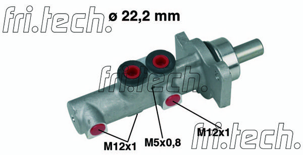 FRI.TECH. Galvenais bremžu cilindrs PF506