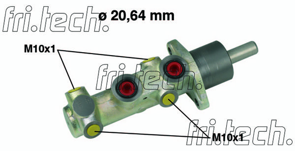 FRI.TECH. Galvenais bremžu cilindrs PF544