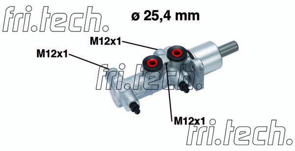 FRI.TECH. Galvenais bremžu cilindrs PF622