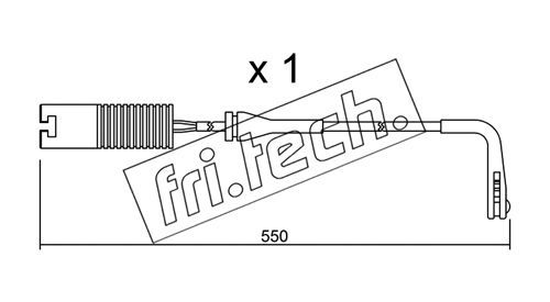 FRI.TECH. Сигнализатор, износ тормозных колодок SU.092