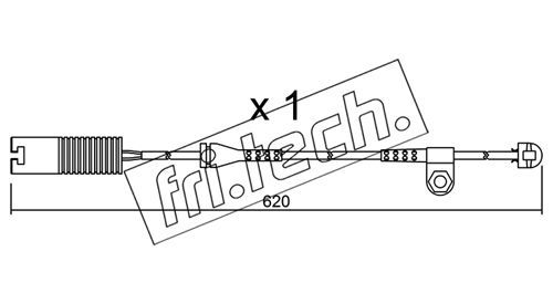FRI.TECH. Сигнализатор, износ тормозных колодок SU.154