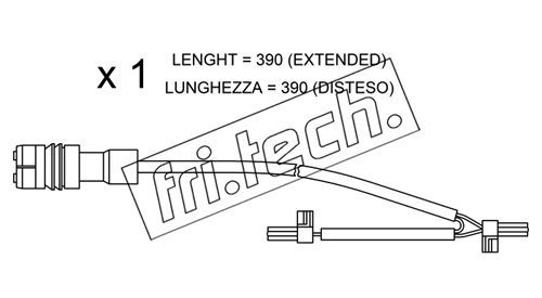 FRI.TECH. Сигнализатор, износ тормозных колодок SU.264
