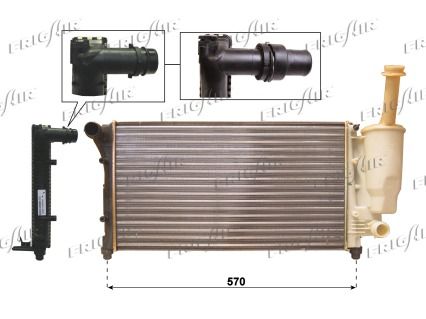 FRIGAIR Радиатор, охлаждение двигателя 0104.3119
