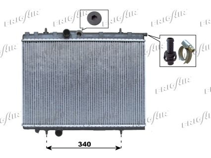 FRIGAIR Radiators, Motora dzesēšanas sistēma 0108.3072