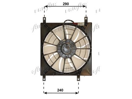 FRIGAIR Ventilators, Motora dzesēšanas sistēma 0504.2041