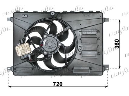 FRIGAIR Ventilators, Motora dzesēšanas sistēma 0505.2028