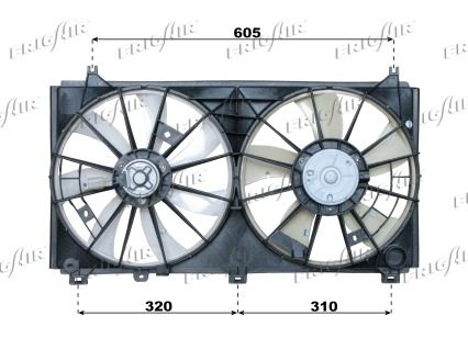 FRIGAIR Ventilators, Motora dzesēšanas sistēma 0515.2503