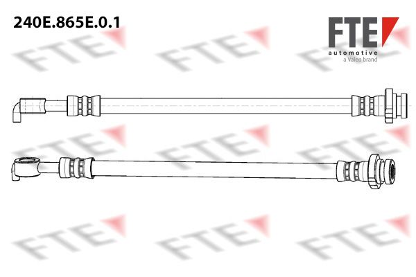 FTE Bremžu šļūtene 240E.865E.0.1