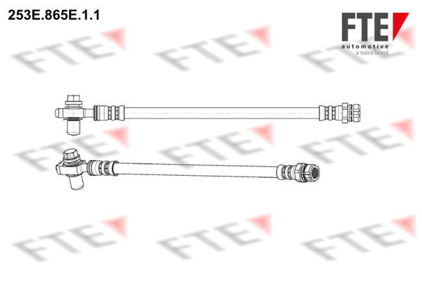 FTE Bremžu šļūtene 253E.865E.1.1