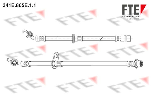 FTE Тормозной шланг 341E.865E.1.1