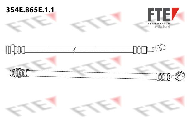 FTE Тормозной шланг 354E.865E.1.1