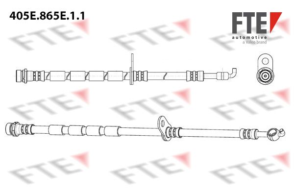 FTE Bremžu šļūtene 405E.865E.1.1