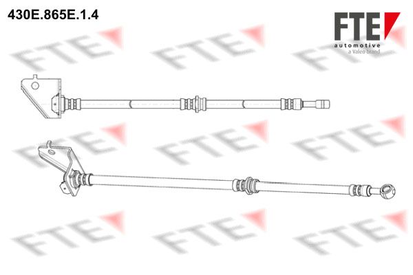 FTE Тормозной шланг 430E.865E.1.4